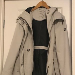 Calvin Klein Hooded Raincoat